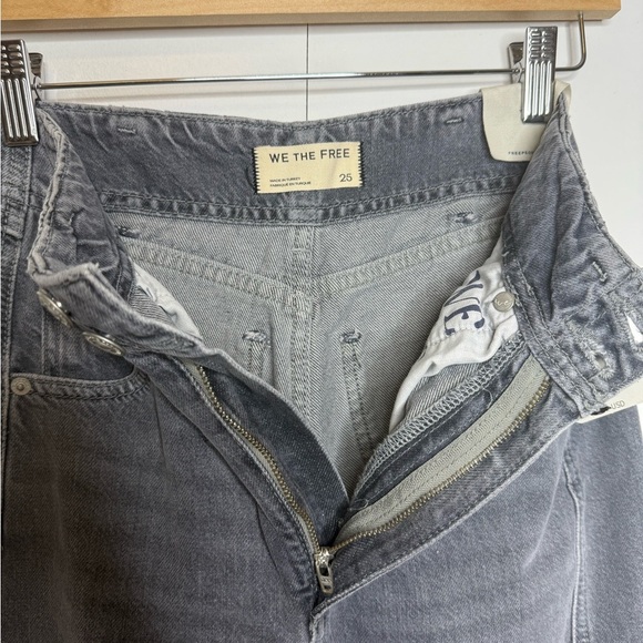 Free People - We The Free - aster straight leg jeans in slate sz 25 - Picture 8 of 12